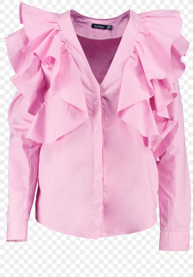 Sleeve Pink M Blouse Ruffle Shoulder, PNG, 1394x2000px, Sleeve, Blouse, Clothing, Neck, Outerwear Download Free