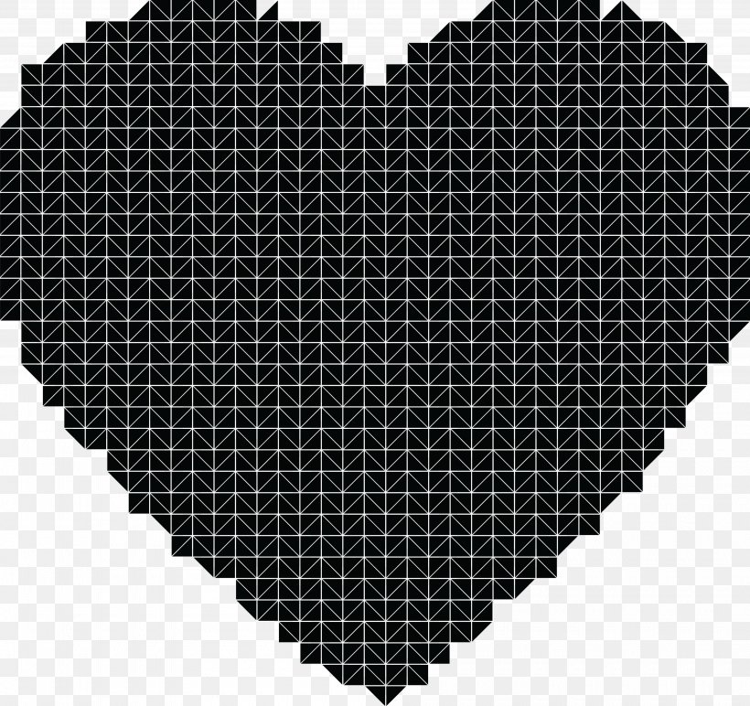 Heart Clip Art, PNG, 4000x3768px, Heart, Black, Black And White, Halftone, Raster Graphics Download Free