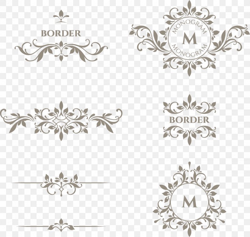 Motif Designer Pattern, PNG, 1439x1368px, Motif, Area, Black And White, Body Jewelry, Designer Download Free