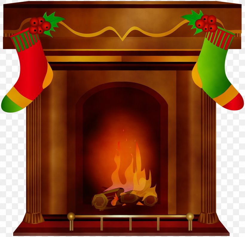 Chimney Christmas, PNG, 3000x2904px, Watercolor, Arch, Chimney, Christmas Stocking, Electric Fireplace Download Free