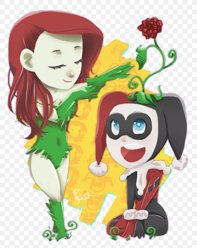 Poison Ivy Harley Quinn Drawing Fan Art, PNG, 774x1032px, Poison Ivy, Art, Cartoon, Clown, Comic Book Download Free