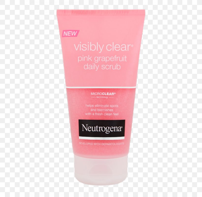 Lotion Cream Neutrogena Clean & Clear Exfoliation, PNG, 800x800px, Lotion, Clean Clear, Cosmetics, Cream, Exfoliation Download Free