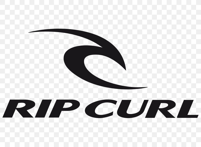 Rip Curl Jindabyne Surfing World Surf League Rip Curl S.A., PNG, 800x600px, Rip Curl, Black And White, Brand, Clothing, Logo Download Free