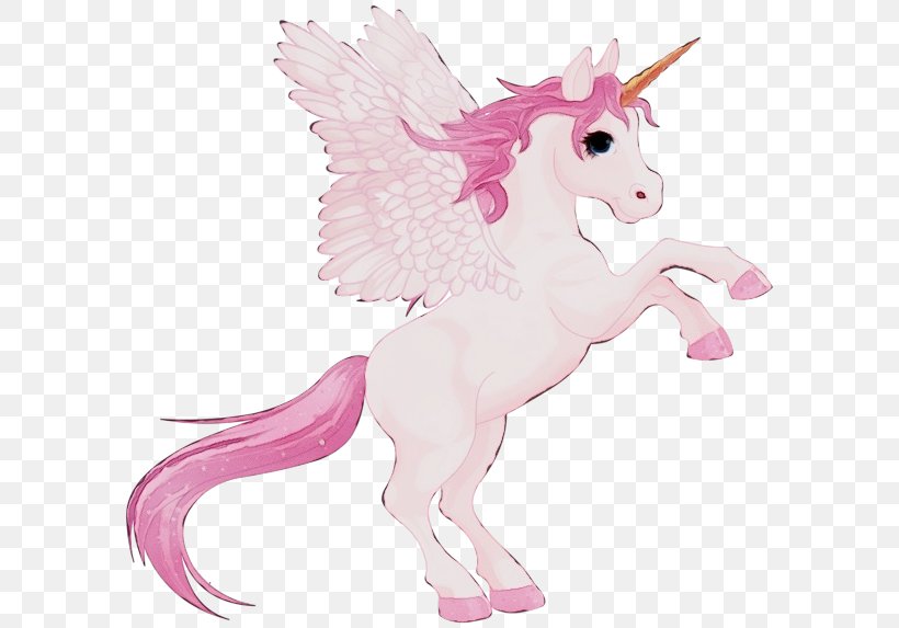 Unicorn Cartoon, PNG, 600x573px, Watercolor, Animal Figure, Child, Cuteness, Horn Download Free