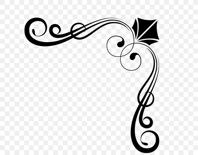Clip Art Vector Graphics Image Picture Frames Decorative Arts, PNG, 640x640px, Picture Frames, Art, Artwork, Black, Black And White Download Free