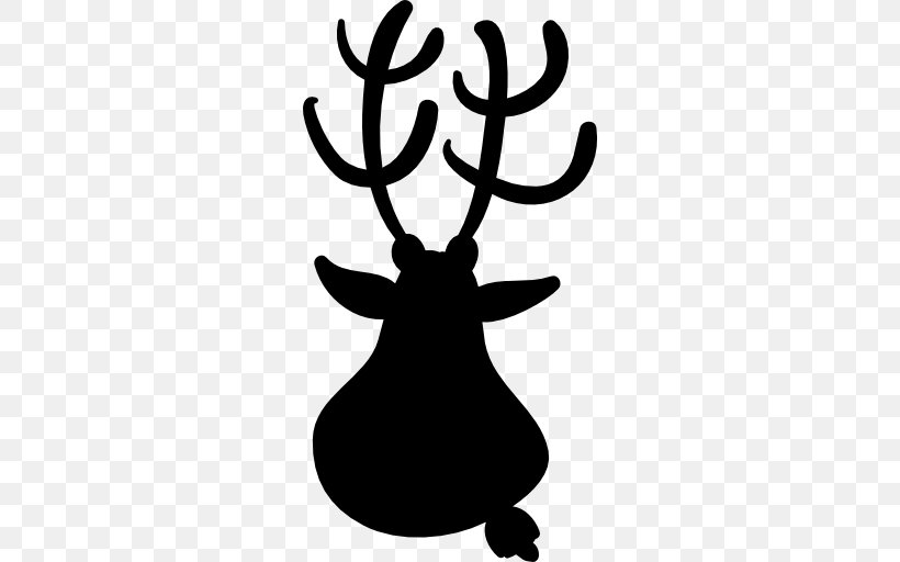 Rudolph Reindeer, PNG, 512x512px, Rudolph, Antler, Black And White, Christmas, Deer Download Free
