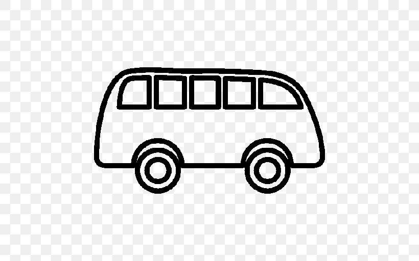 School Bus Public Transport Bus Service Clip Art, PNG, 512x512px, Bus, Area, Automotive Design, Black, Black And White Download Free
