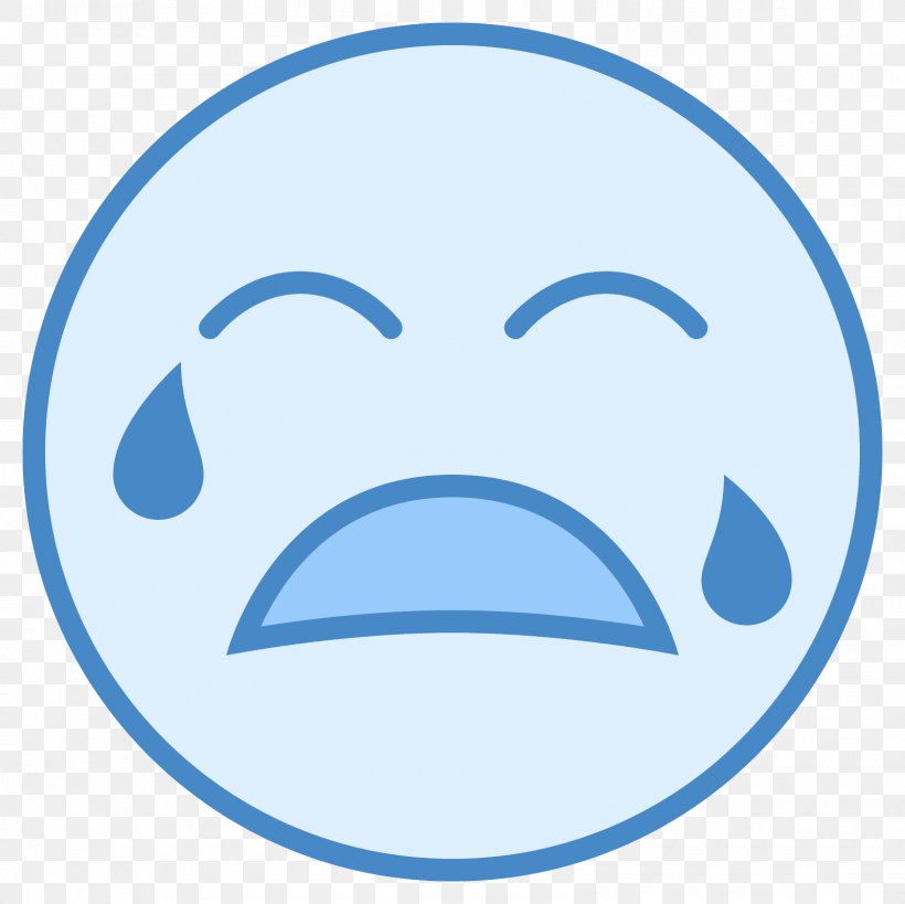 Smiley Emotion Crying, PNG, 1600x1600px, Smiley, Area, Blue, Crying, Emoticon Download Free