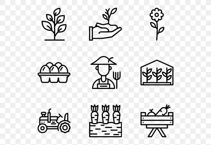 Agriculture Farm Clip Art, PNG, 600x564px, Agriculture, Area, Art, Black, Black And White Download Free