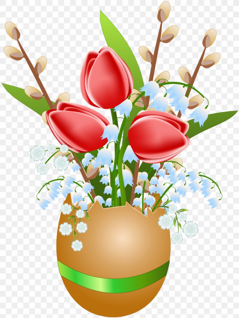 Easter Egg Paschal Greeting Flower Bouquet Clip Art, PNG, 960x1280px, Easter, Christmas, Cut Flowers, Easter Egg, Egg Download Free