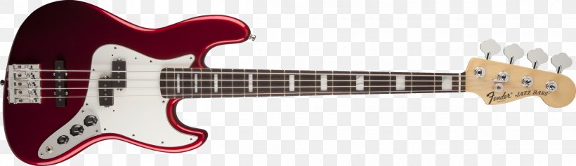 Fender Jazz Bass Bass Guitar Fender Musical Instruments Corporation Squier Fender Precision Bass, PNG, 2400x695px, Watercolor, Cartoon, Flower, Frame, Heart Download Free