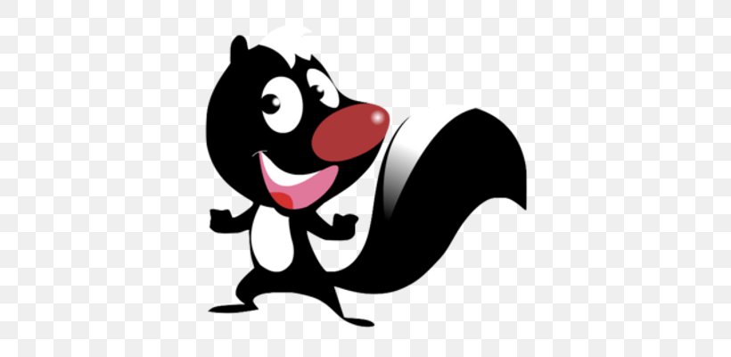 Skunk Drawing Animated Cartoon Clip Art, PNG, 400x400px, Skunk, Animated Cartoon, Art, Artwork, Carnivoran Download Free
