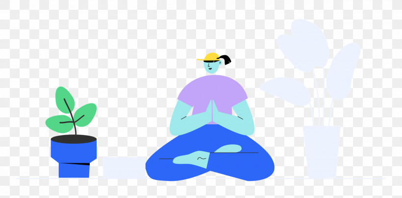 Meditating At Home Rest Relax, PNG, 2500x1235px, Rest, Behavior, Cartoon, Human, Human Biology Download Free