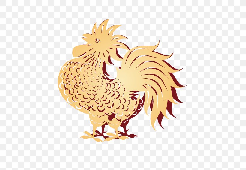 Rooster Chicken Papercutting, PNG, 567x567px, Rooster, Beak, Bird, Chicken, Chinese New Year Download Free