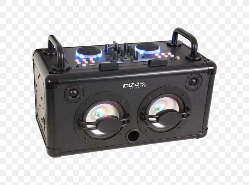 Audio Mixers Loudspeaker Disc Jockey Public Address Systems Bluetooth, PNG, 610x610px, Watercolor, Cartoon, Flower, Frame, Heart Download Free