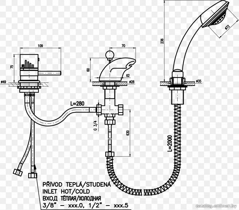Thermostatic Mixing Valve Baths Bateria Wodociągowa Faucet Handles & Controls Bathroom, PNG, 2141x1884px, Thermostatic Mixing Valve, Auto Part, Bathroom, Baths, Black And White Download Free