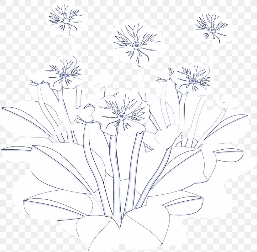 White Flower Line Art Plant Coloring Book, PNG, 2351x2309px, White, Blackandwhite, Coloring Book, Flower, Line Art Download Free