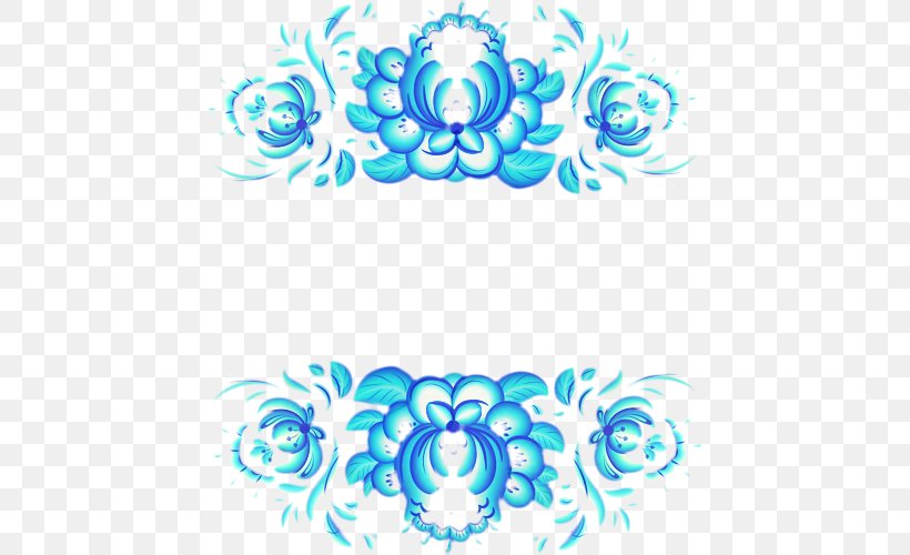 Floral Ornament, PNG, 500x500px, Floral Design, Aqua, Blue, Drawing, Flower Download Free