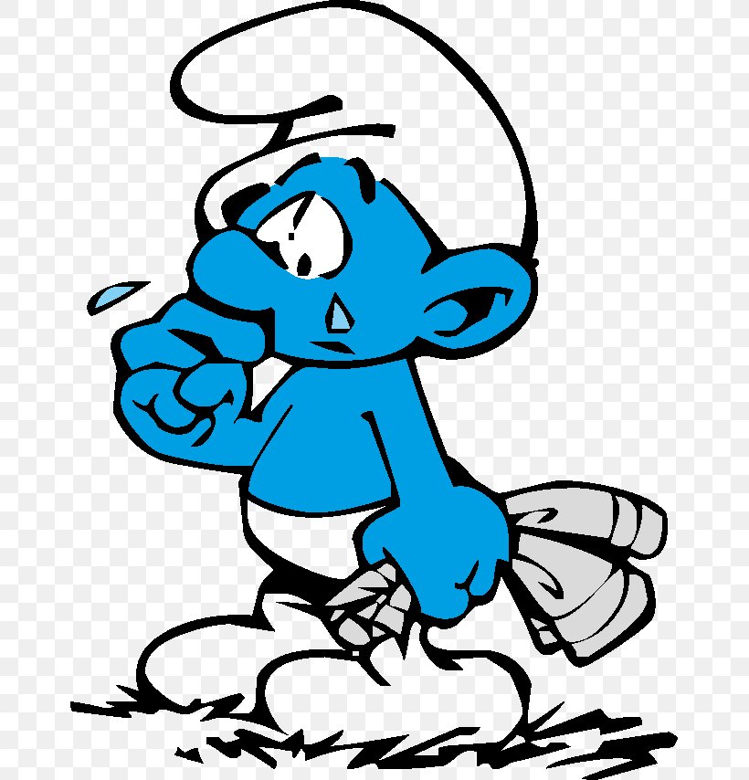 Grouchy Smurf Clumsy Smurf Gutsy Smurf King Smurf The Smurfs, PNG, 665x854px, Grouchy Smurf, Art, Artwork, Black And White, Clumsy Smurf Download Free