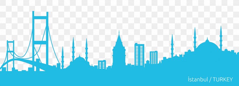 Istanbul Sfax Silhouette Skyline Drawing, PNG, 2463x887px, Istanbul, Art, Blue, Brand, City Download Free