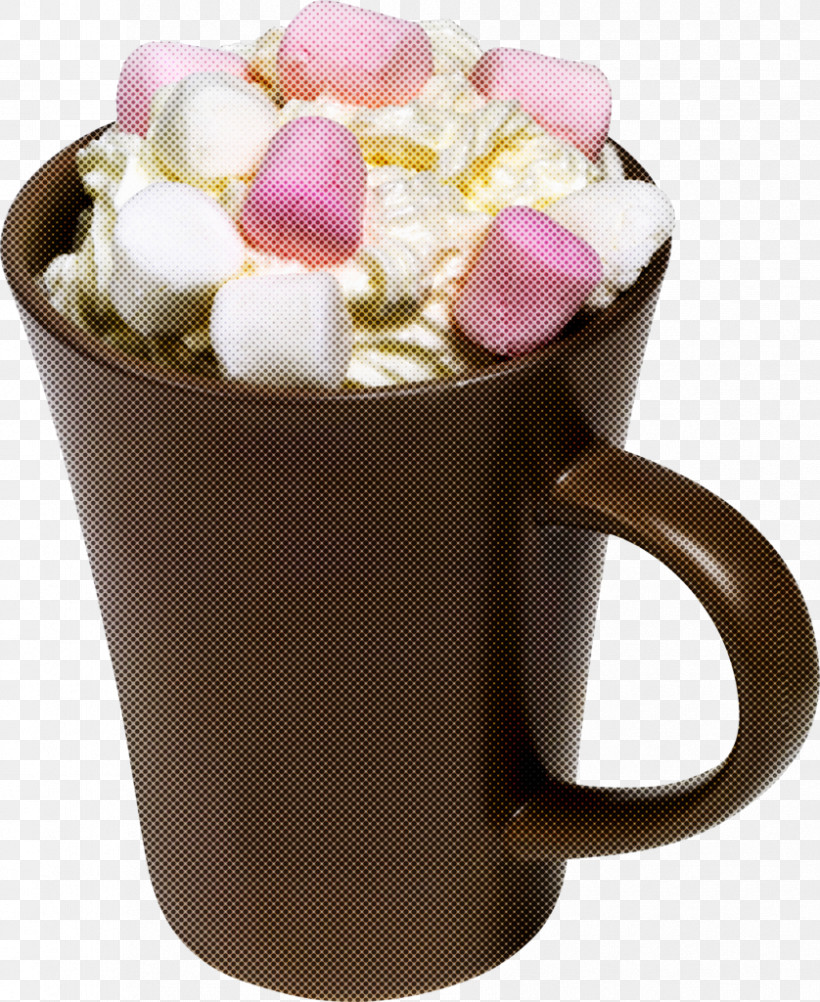 Marshmallow, PNG, 838x1024px, Pink, Chocolate, Cream, Cup, Dessert Download Free