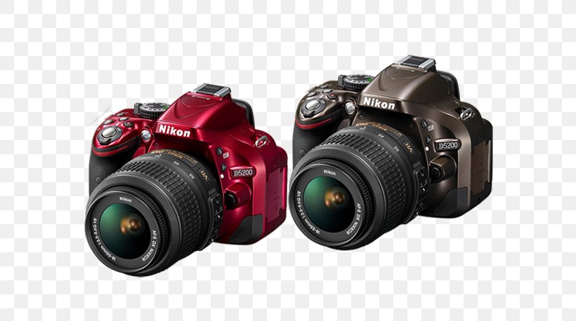 Nikon D5200 Nikon D5100 Nikon D3200 Camera Digital SLR, PNG, 736x458px, Nikon D5200, Camera, Camera Accessory, Camera Lens, Cameras Optics Download Free