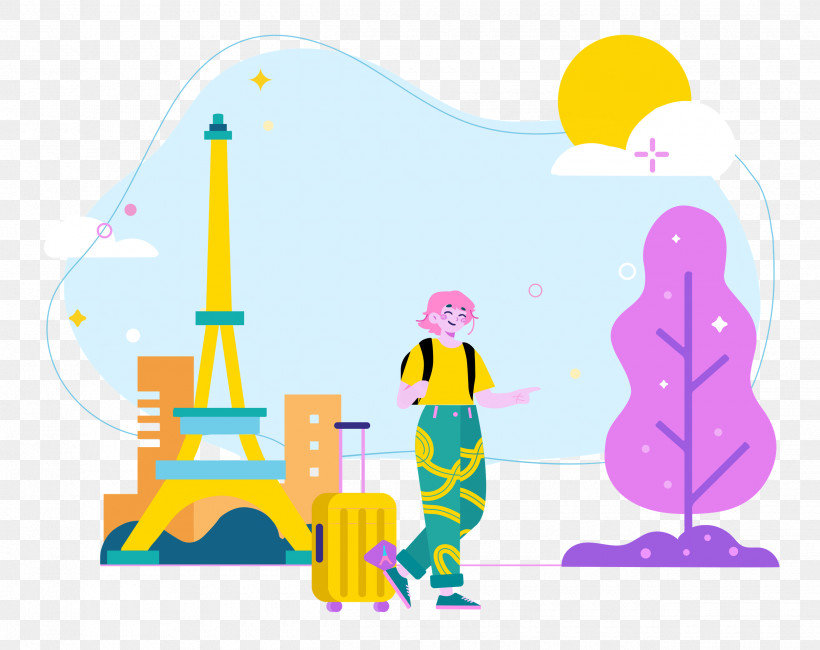 Paris Travel, PNG, 2500x1982px, Paris, Cartoon, Geometry, Line, Mathematics Download Free