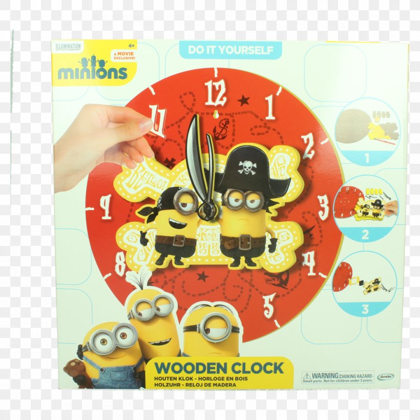 Wood Clock Blue Minions Shaped Art Case, PNG, 1000x1000px, Wood, Blue, Cars, Clock, Despicable Me Download Free