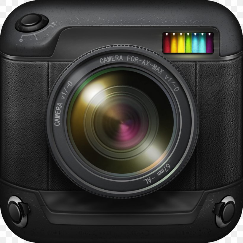 Camera Lens Digital Cameras Apple Single-lens Reflex Camera, PNG, 1024x1024px, Camera, App Store, Apple, Camera Accessory, Camera Lens Download Free