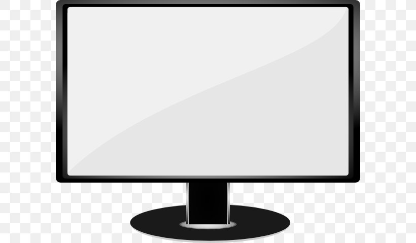 Computer Monitor Liquid-crystal Display Clip Art, PNG, 600x479px, Computer Monitor, Black And White, Cathode Ray Tube, Computer, Computer Monitor Accessory Download Free