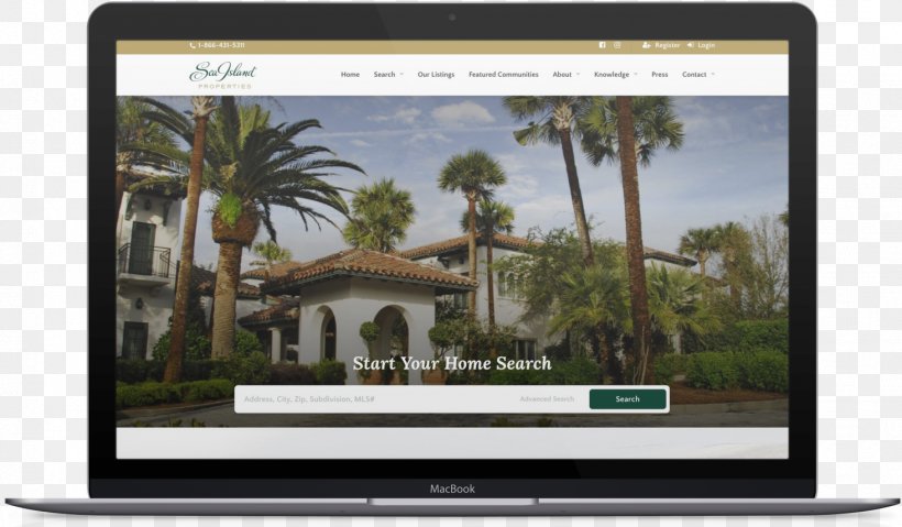 Sea Island Properties Southern Web Real Estate Web Development Dune Avenue, PNG, 1464x856px, Sea Island Properties, Display Device, Dune Avenue, Georgia, Island Download Free