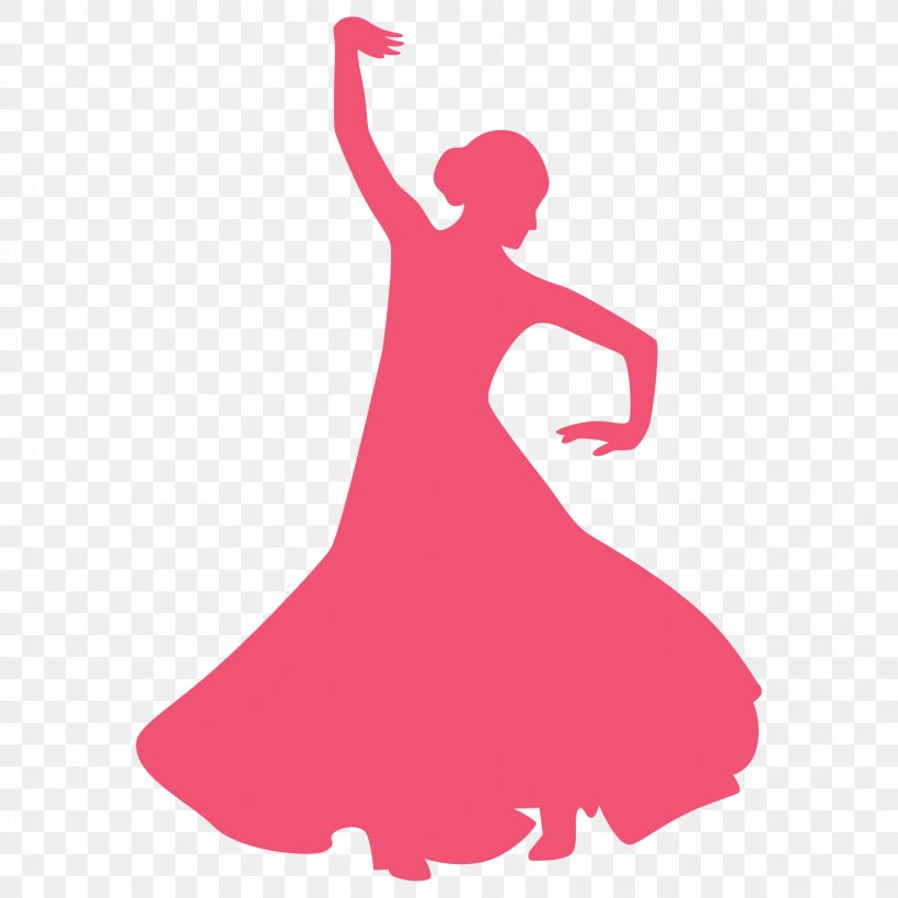 Dance Flamenco Silhouette, PNG, 1667x1667px, Watercolor, Cartoon, Flower, Frame, Heart Download Free