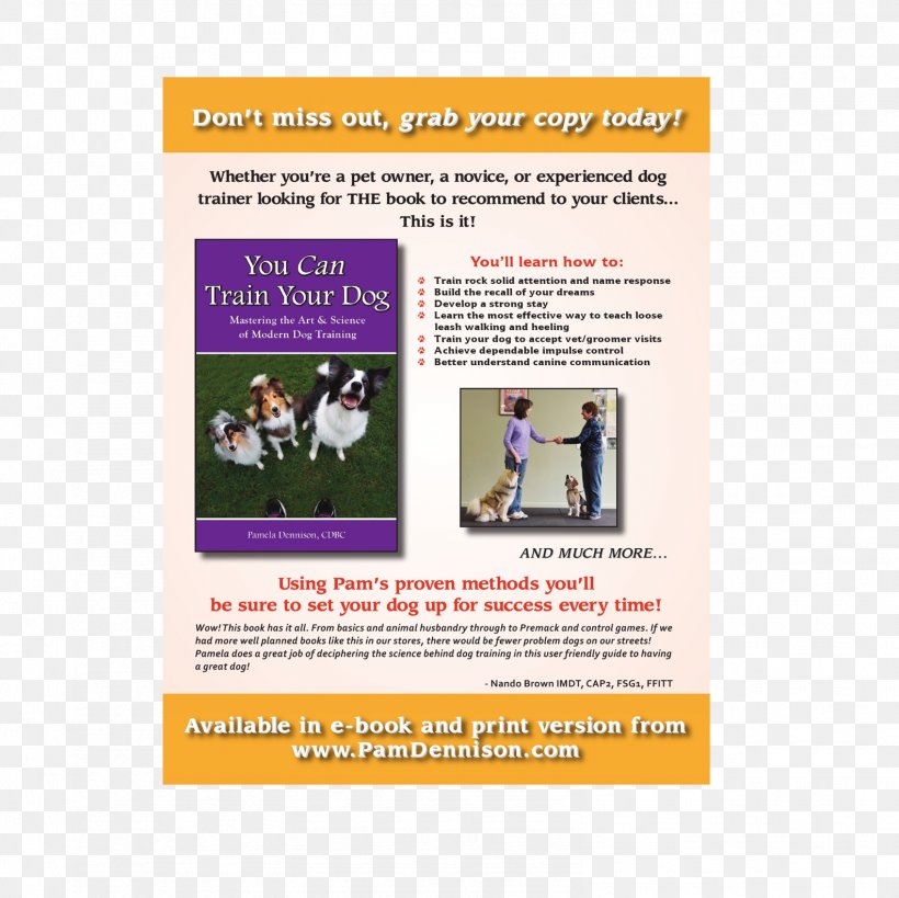 Dog Training Book Science, PNG, 1584x1584px, Dog, Advertising, Book, Dog Training, Flyer Download Free