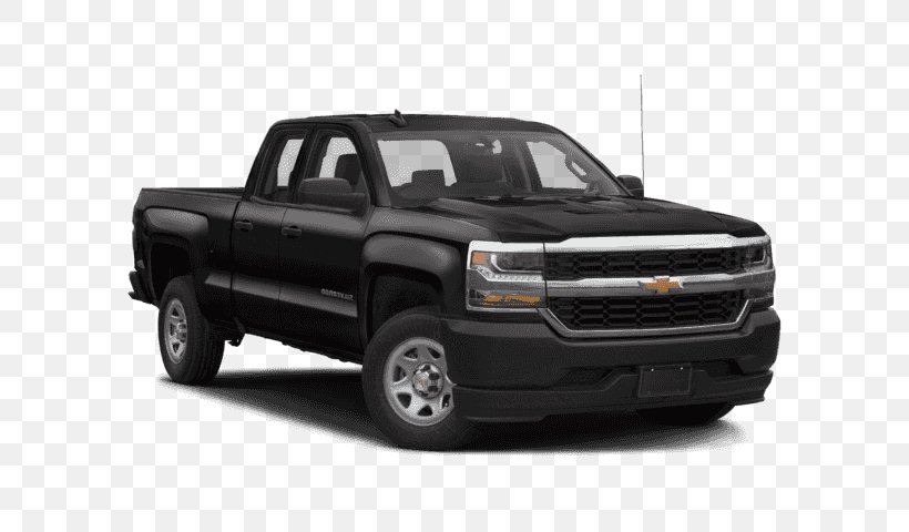 General Motors 2018 Chevrolet Silverado 1500 Double Cab Pickup Truck Four-wheel Drive, PNG, 640x480px, 1500, 2018 Chevrolet Silverado 1500, General Motors, Automatic Transmission, Automotive Exterior Download Free