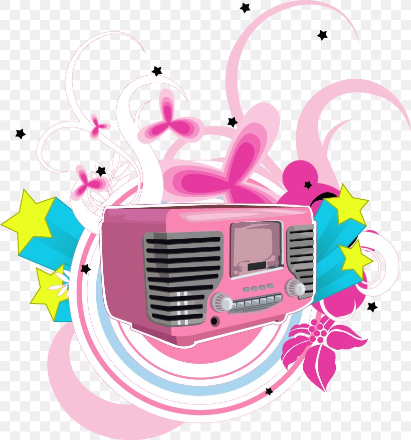Pink Clip Art, PNG, 820x877px, Pink, Artworks, Magenta, Pink Radio, Radio Download Free