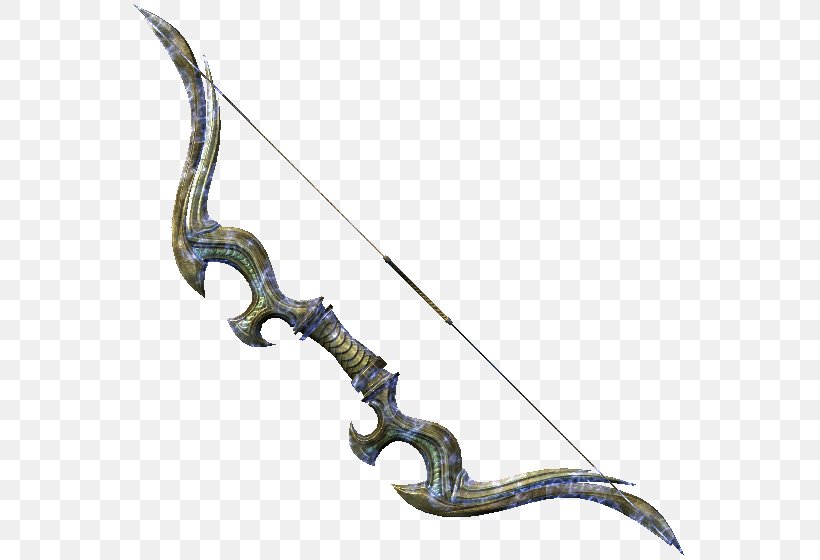 The Elder Scrolls V: Skyrim – Dragonborn Bow And Arrow Weapon, PNG, 560x560px, Elder Scrolls V Skyrim Dragonborn, Archery, Bow, Bow And Arrow, Cold Weapon Download Free