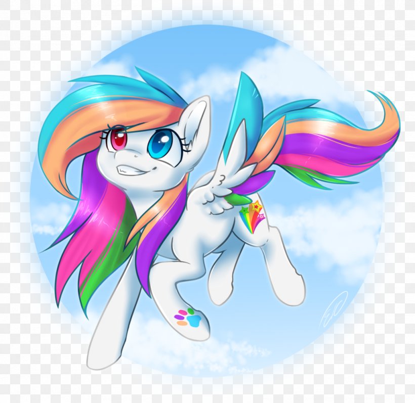 DeviantArt Drawing Pony, PNG, 1024x996px, Watercolor, Cartoon, Flower, Frame, Heart Download Free