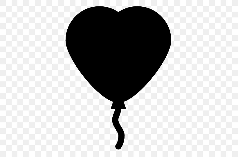 Newk's Eatery Computer Icons Heart Party, PNG, 540x540px, Heart, Balloon, Black, Black And White, Logo Download Free