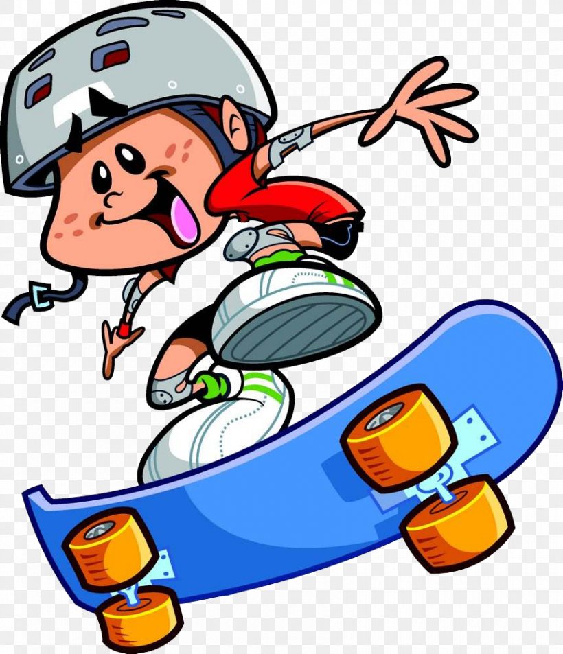 Skateboarding Cartoon Clip Art, PNG, 860x1000px, Skateboarding, Area, Artwork, Cartoon, Fotosearch Download Free