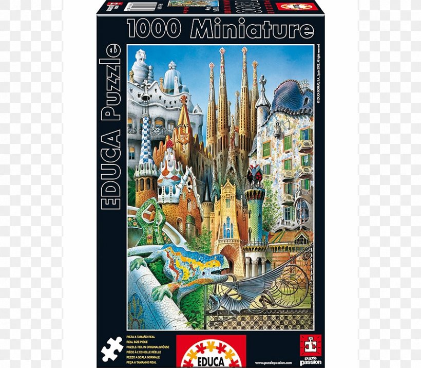 Jigsaw Puzzles Educa Borràs Puzz 3D Collage Park Güell, PNG, 858x750px, Jigsaw Puzzles, Art, Artist, Collage, Drawing Download Free
