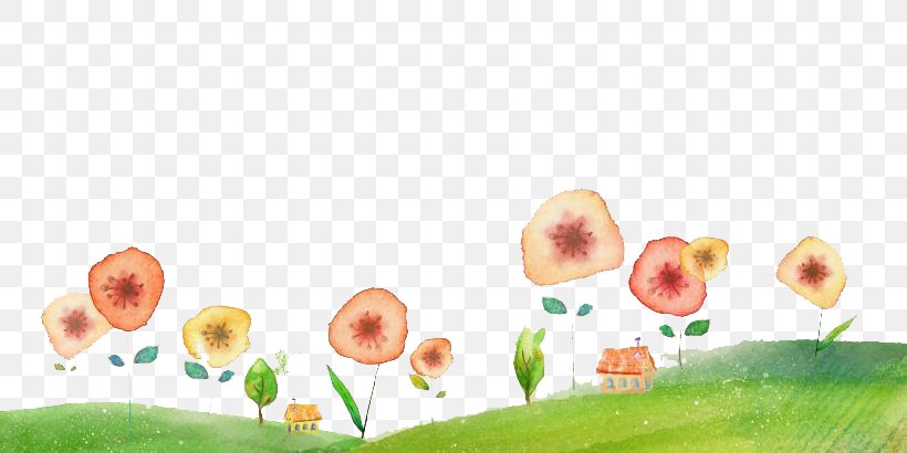 Watercolor Painting, PNG, 820x410px, Watercolor Painting, Cartoon, Drawing, Floral Design, Flower Download Free