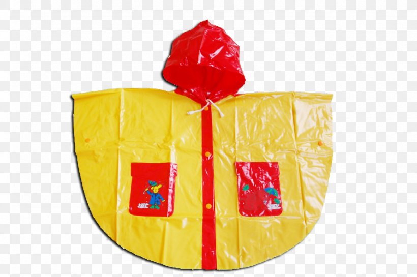 Yellow Polyvinyl Chloride Outerwear Red Raincoat, PNG, 1024x681px, Watercolor, Cartoon, Flower, Frame, Heart Download Free