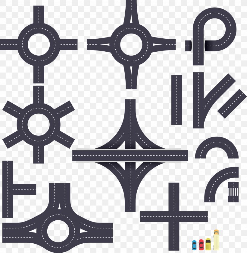Roundabout Road Junction Euclidean Vector, PNG, 1871x1911px, Roundabout, Brand, Interchange, Intersection, Junction Download Free