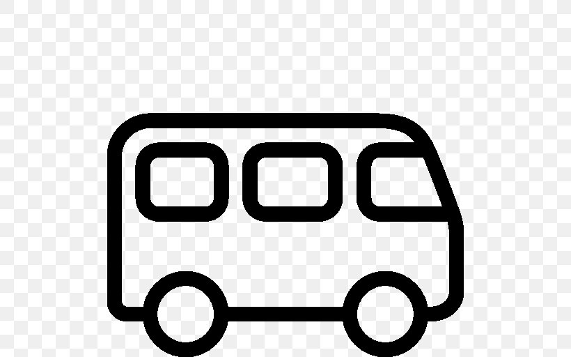Bus Car Transport, PNG, 512x512px, Bus, Area, Black, Black And White, Brand Download Free
