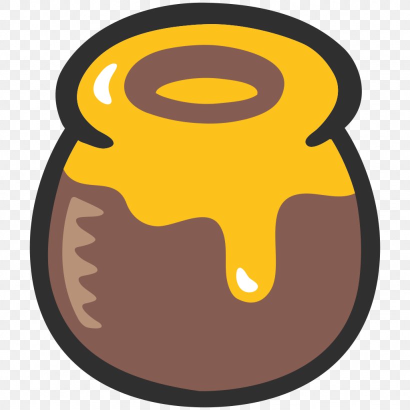 Emoji Honeypot Android Clip Art, PNG, 1024x1024px, Emoji, Android, Emoticon, Food, Honey Download Free