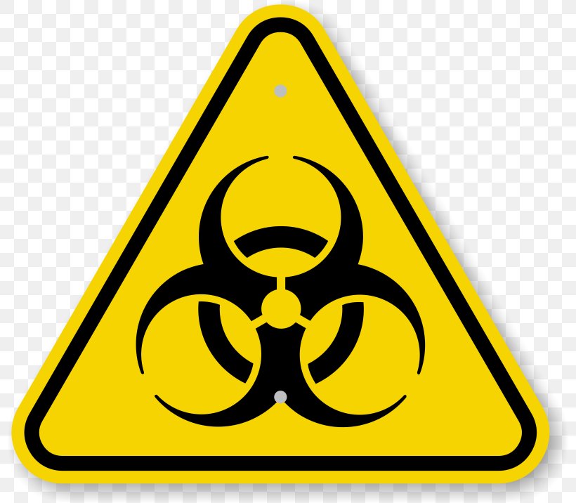 Biological Hazard Sign Hazard Symbol, PNG, 800x716px, Biological Hazard, Area, Contamination, Dangerous Goods, Hazard Download Free