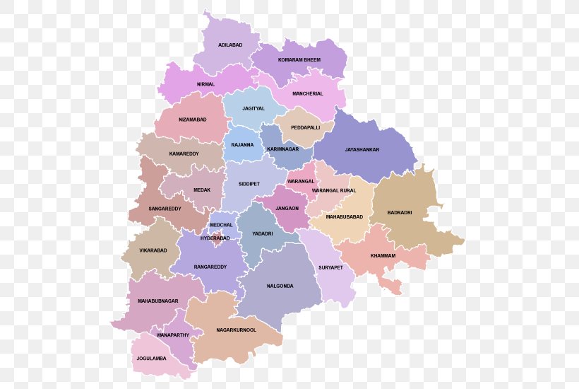 Telangana Map In Telugu Telangana Legislative Assembly States And Territories Of India Telugu  Language Map, Png, 550X550Px, Telangana, Area, Electoral