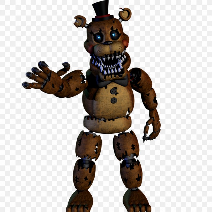 Five Nights At Freddy's 4 Nightmare Stuffed Animals & Cuddly Toys, PNG, 894x894px, Nightmare, Animatronics, Carnivoran, Endoskeleton, Game Download Free