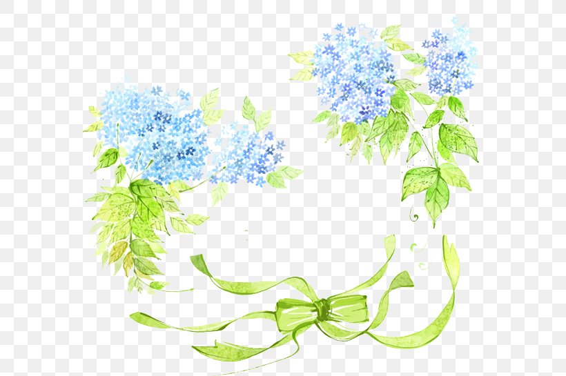 French Hydrangea Flower Blue Color, PNG, 600x545px, French Hydrangea, Advertising, Blue, Border, Branch Download Free