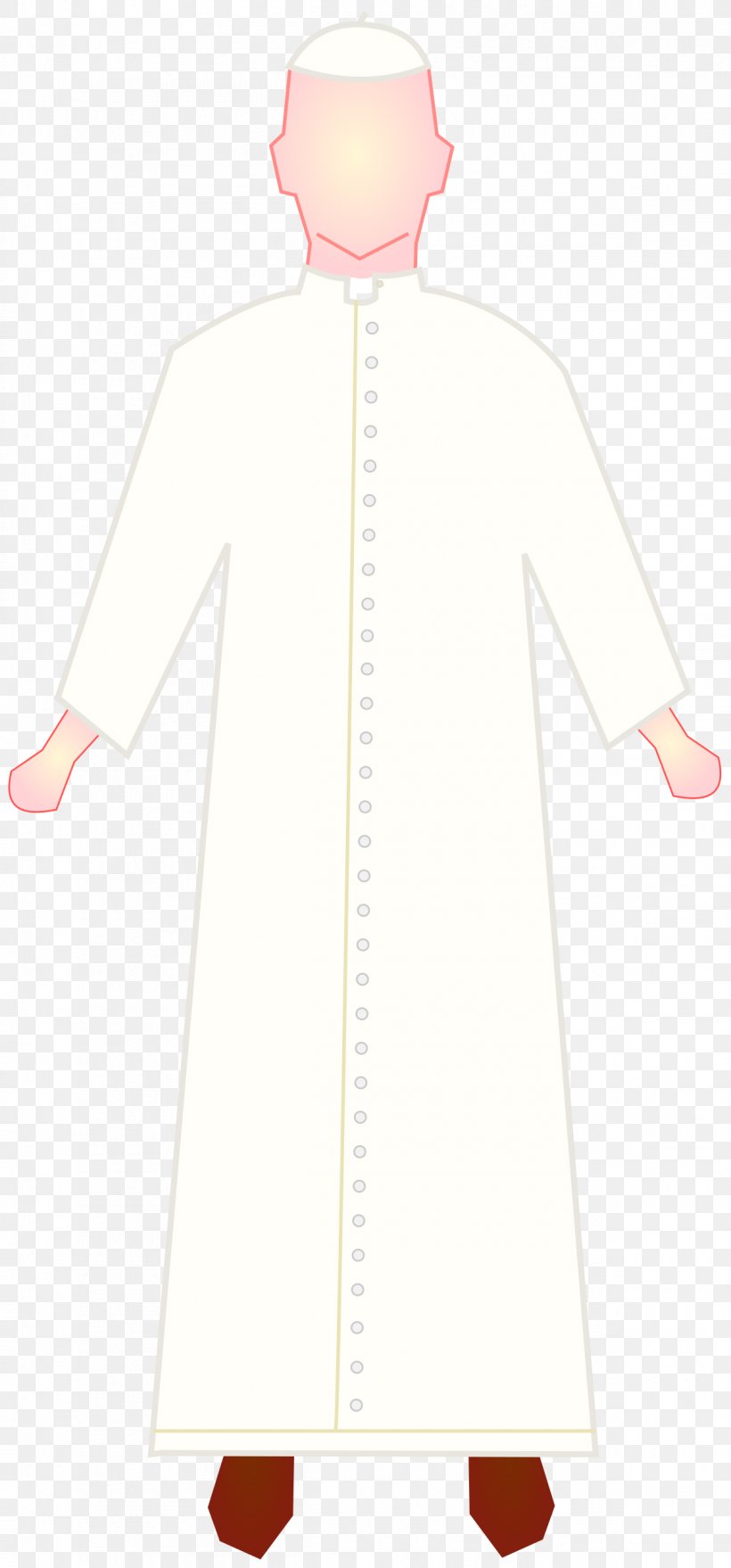 Robe Cassock Emerytowany Papież Clergy Aita Santu, PNG, 1200x2574px, Robe, Academic Dress, Aita Santu, Art, Button Download Free